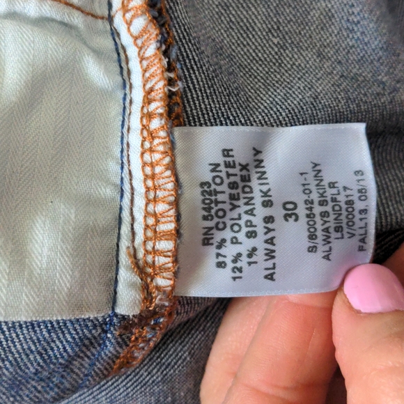 Gap 1969 Floral Print Skinny Ankle Capri Jean - Picture 10 of 10